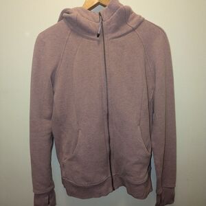 Lululemon Mauve Zip Up Hoodie